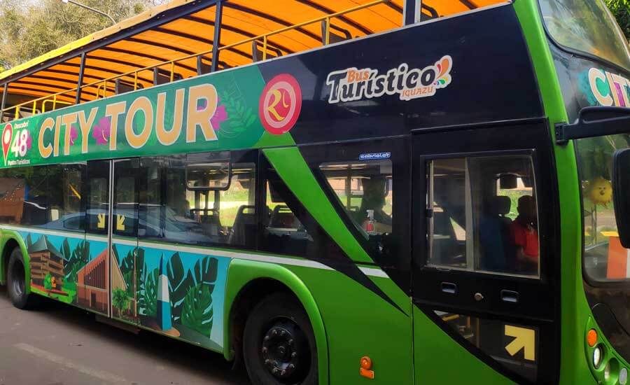 Bus turístico de Puerto Iguazú